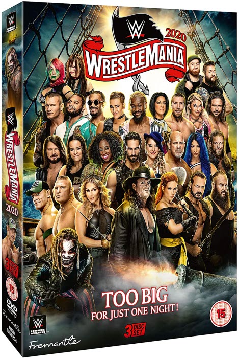 DVD WrestleMania 36 2020 (3 Dischi) (Usato in ottime condizioni)