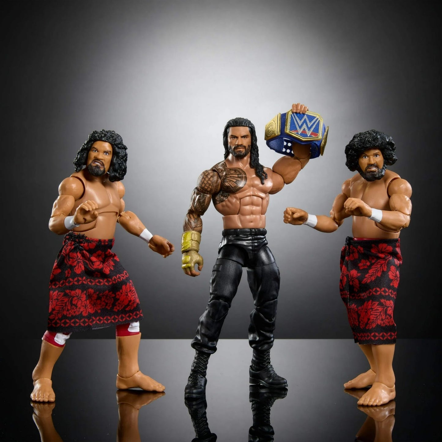 WWE Walmart Limited Edition 3-Pack - The Samoan Dynasty - Roman Reings + Afa + Sika