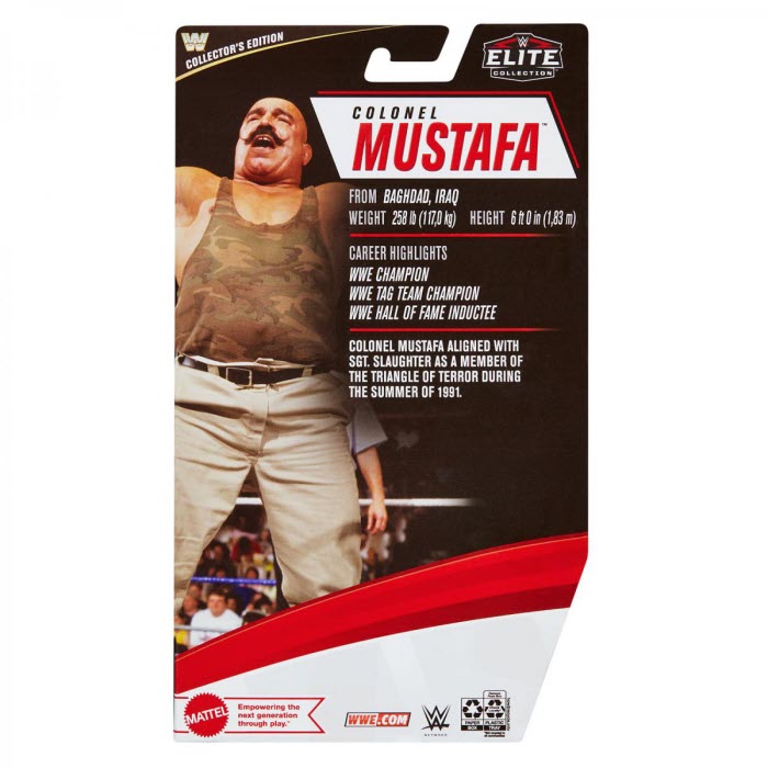 WWE Elite Collector's Edition - Colonel Mustafa