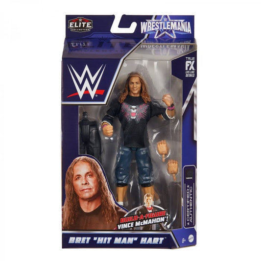 WWE Elite WrestleMania 38 - Bret "Hitman" Hart (Build Vince McMahon)