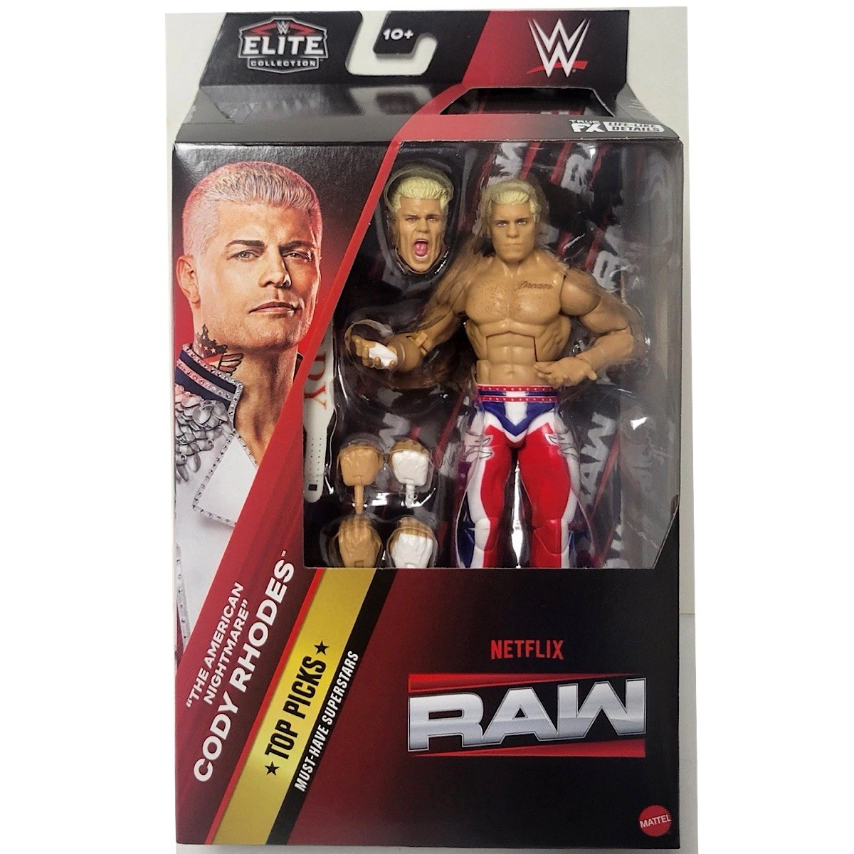 WWE Elite Top Picks 2025 Wave 4 - Cody Rhodes (Netflix Packaging) *DMG*