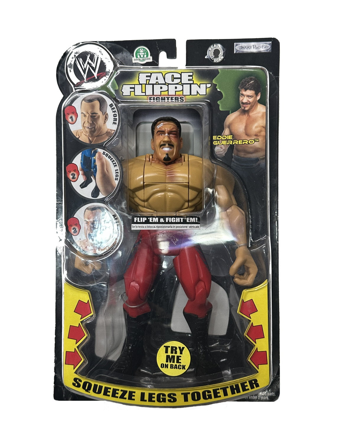 WWE Face Flippin Fighters - Eddie Guerrero (Altezza 20cm)