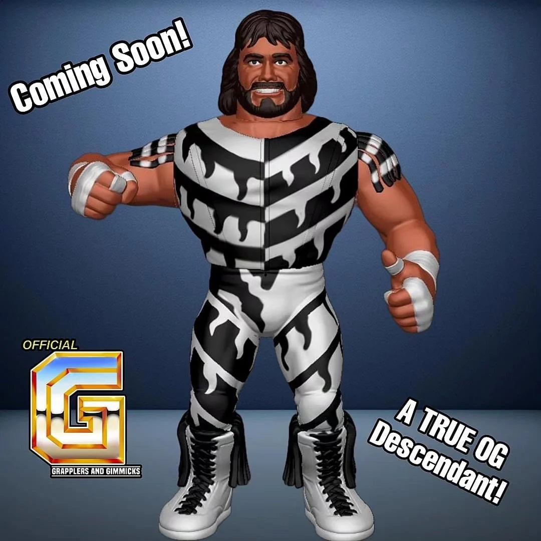 Grapplers & Gimmicks - Retro - Macho Man (Black & White Ring Gear)