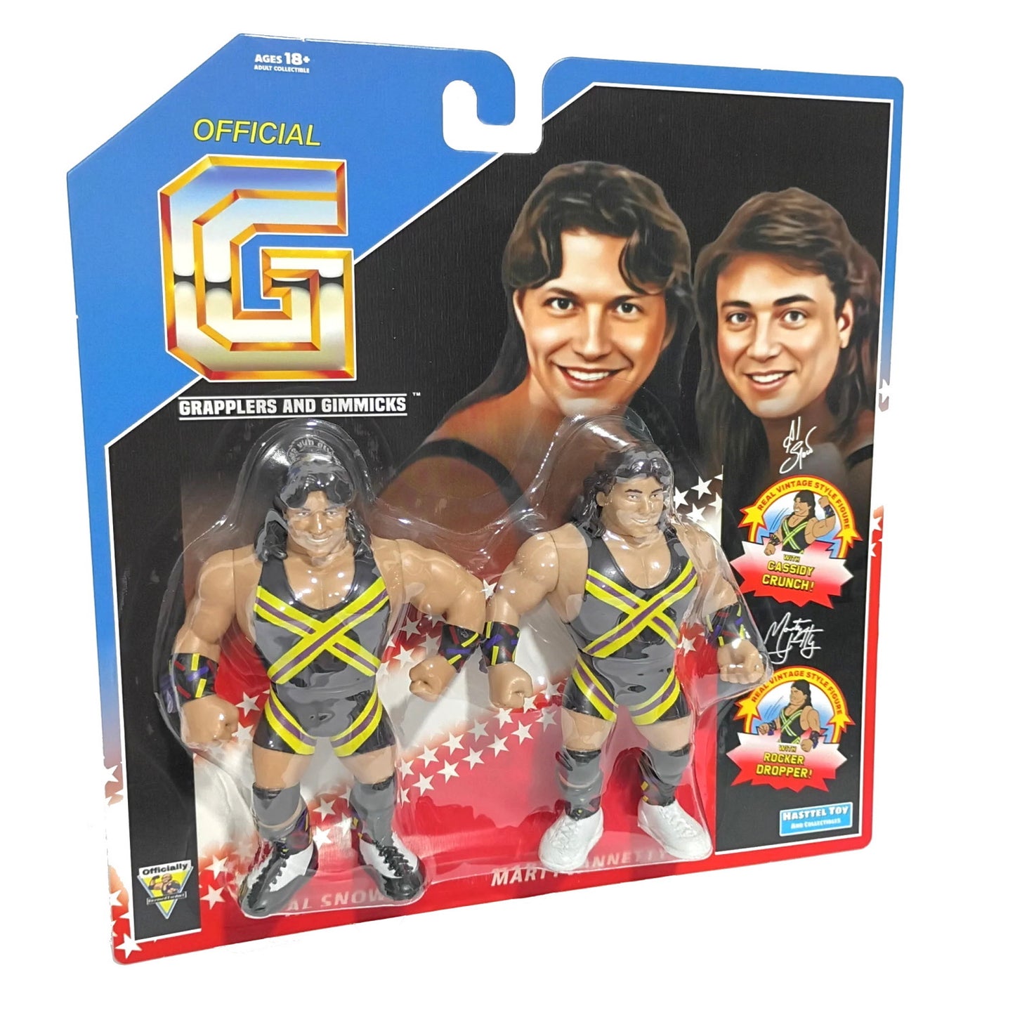 Hasttel Grapplers & Gimmicks - The New Rockers - Marty Jannetty & Al Snow Leif Cassidy *DMG*