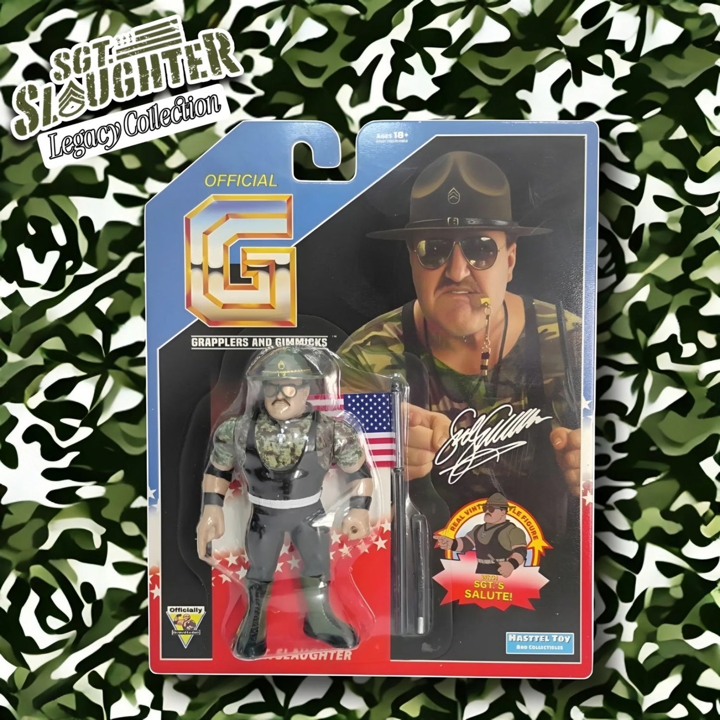 Retro Hasttel Grapplers & Gimmicks - Sgt. Slaugher