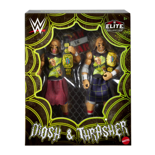 WWE Elite 2-Pack - Mosh & Thrasher - The Headbangers *DMG*