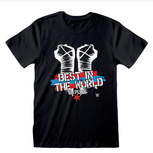 T-Shirt - WWE Official Collection 2026 - CM Punk Hand Wraps (S/M/XL/XXL)