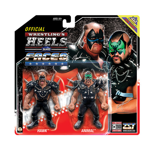 Zombie Sailor Wrestling's Heels & Faces Limited Edition - The Road Warriors Hawk & Animal