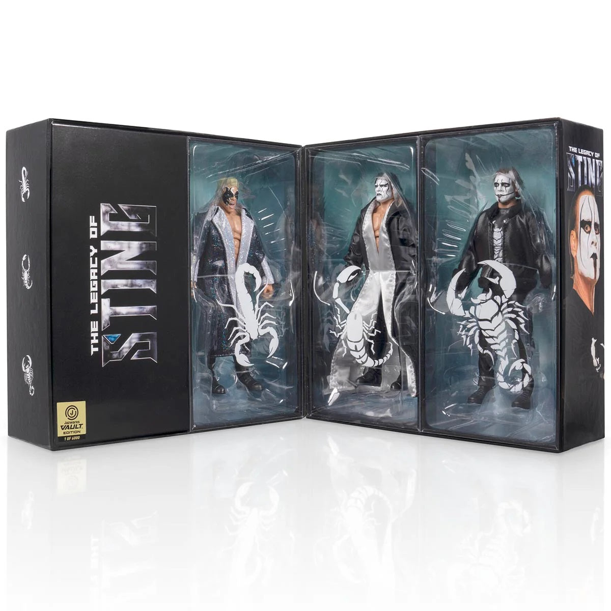 AEW Jazwares Vault - The Legacy of Sting - 3-Pack (Limited Edition 1:6000)