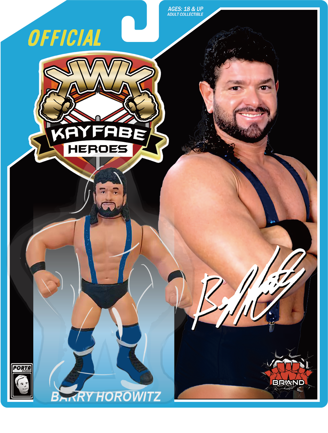 KWK Kayfabe Heroes - Barry Horowitz (Full Set of 4)