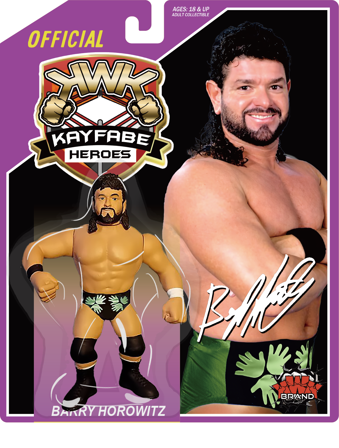 KWK Kayfabe Heroes - Barry Horowitz (Full Set of 4)