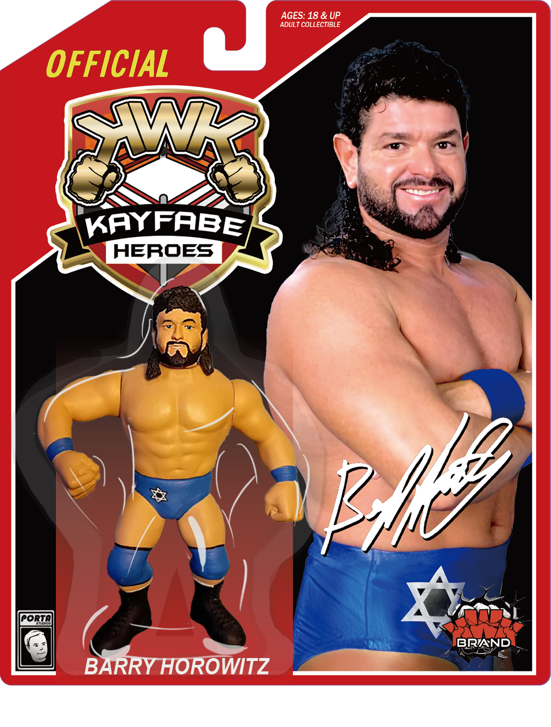 KWK Kayfabe Heroes - Barry Horowitz (Full Set of 4)
