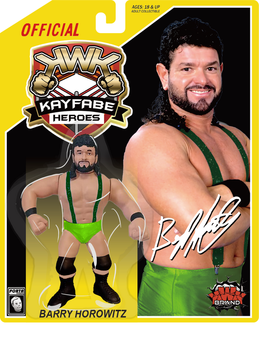 KWK Kayfabe Heroes - Barry Horowitz (Yellow Card)