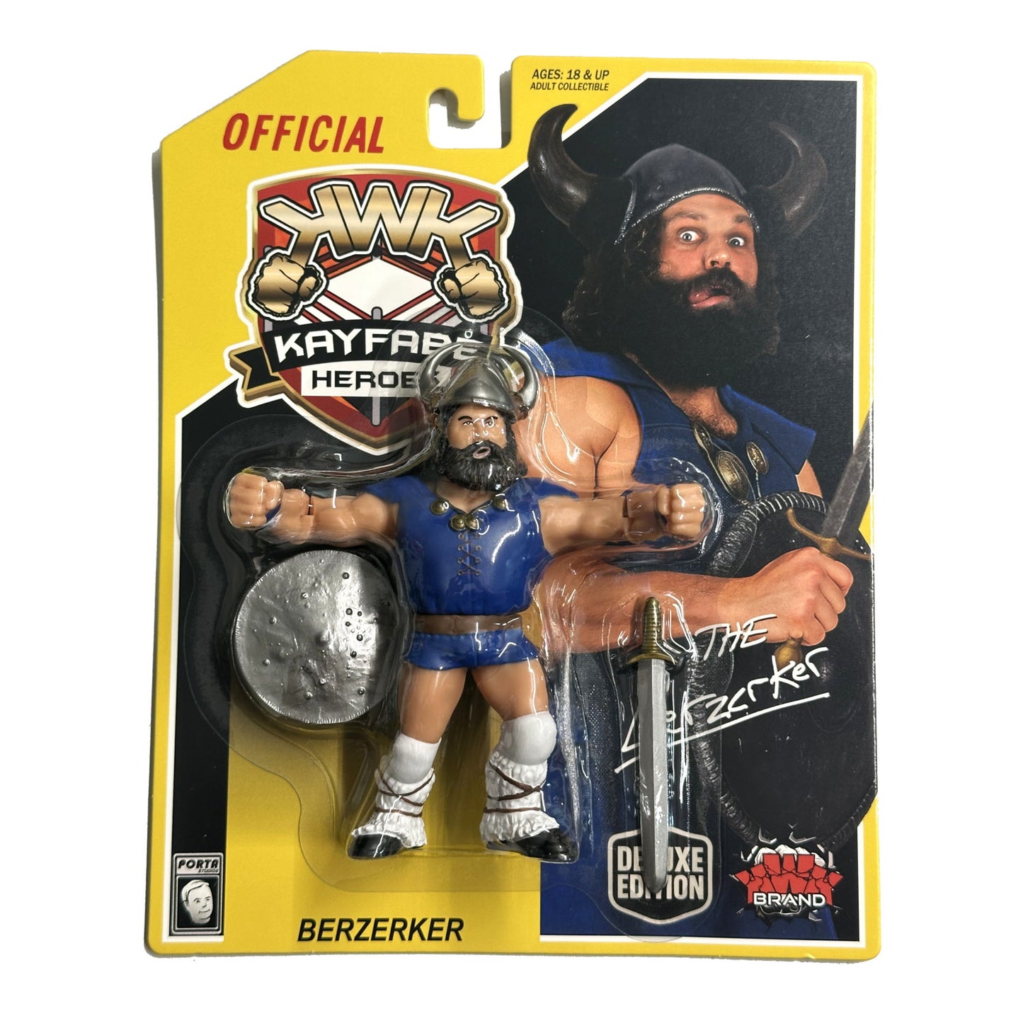 KWK Kayfabe Heroes - Berzerker (Yellow Card)
