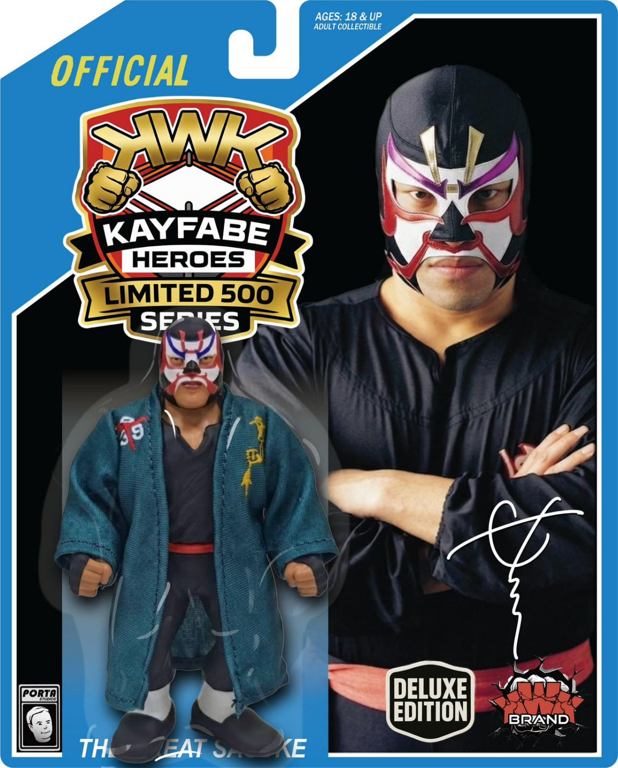 KWK Kayfabe Heroes - Great Sasuke (1 of 500 Limited Edition) *PREORDER OCTOBER 2026*