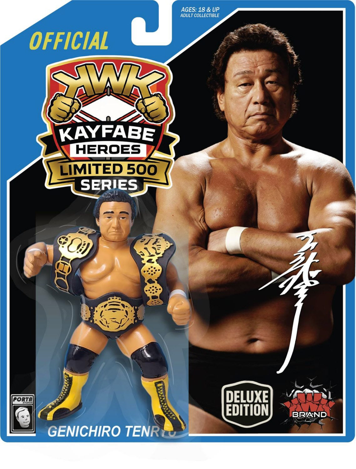 KWK Kayfabe Heroes - Genichiro Tenryu Deluxe Edition *PREORDER JULY 2026*