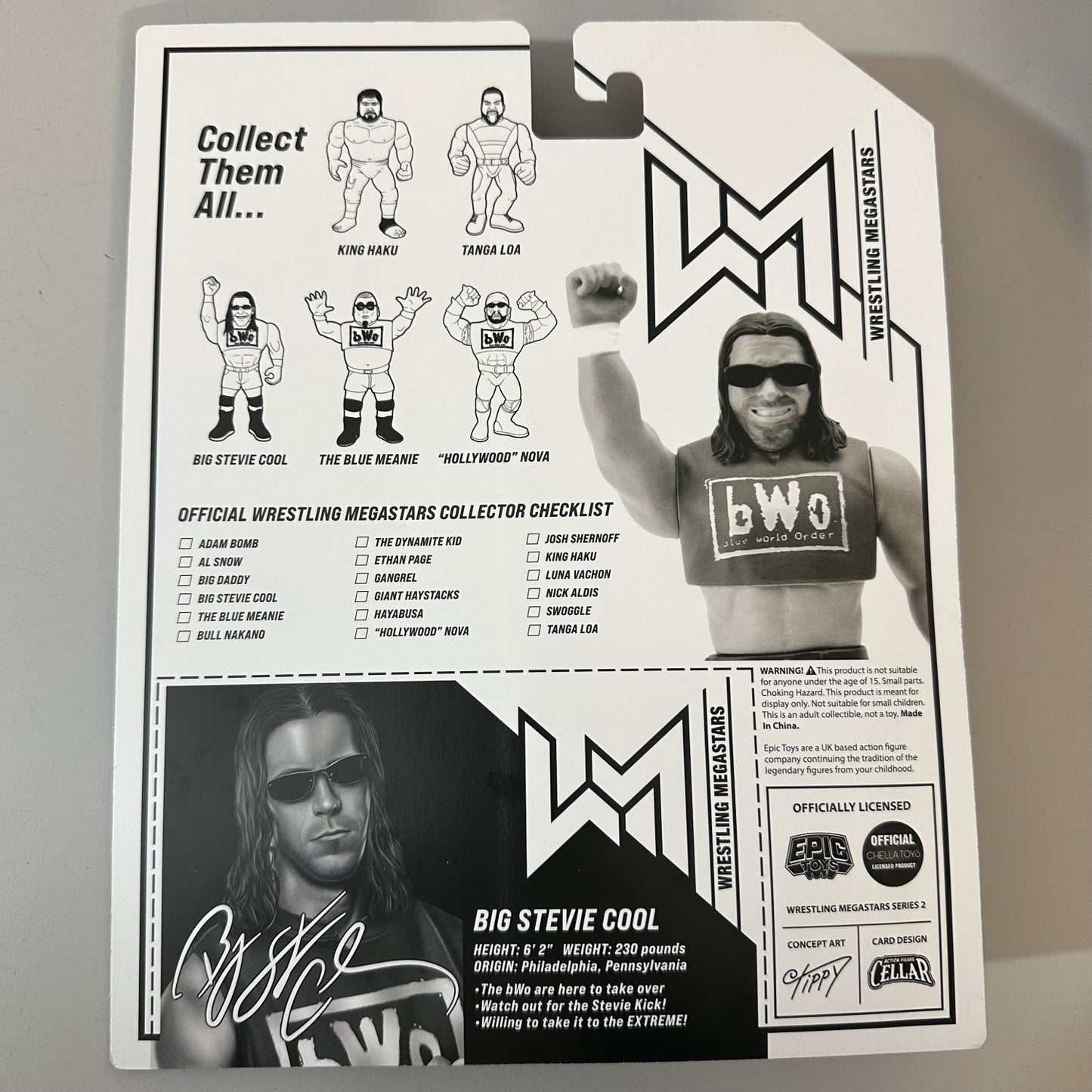 Wrestling Megastars Series 2 - Big Stevie Cool - Steven Richards