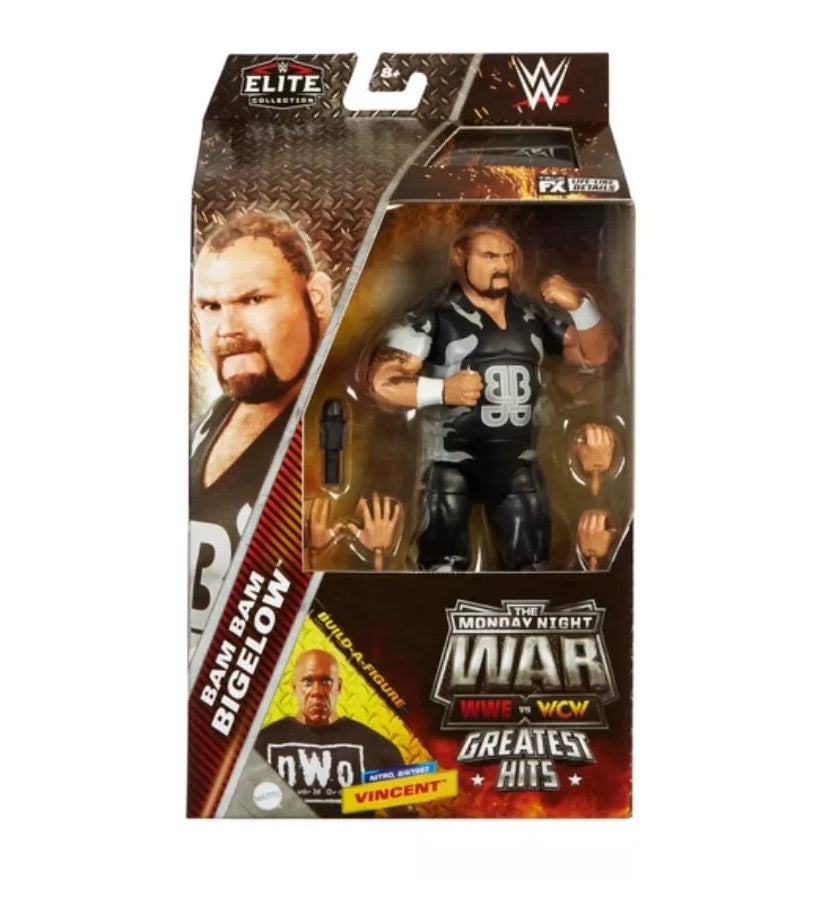 WWE Elite Monday Night War Greatest Hits - Bam Bam Bigelow *DMG*