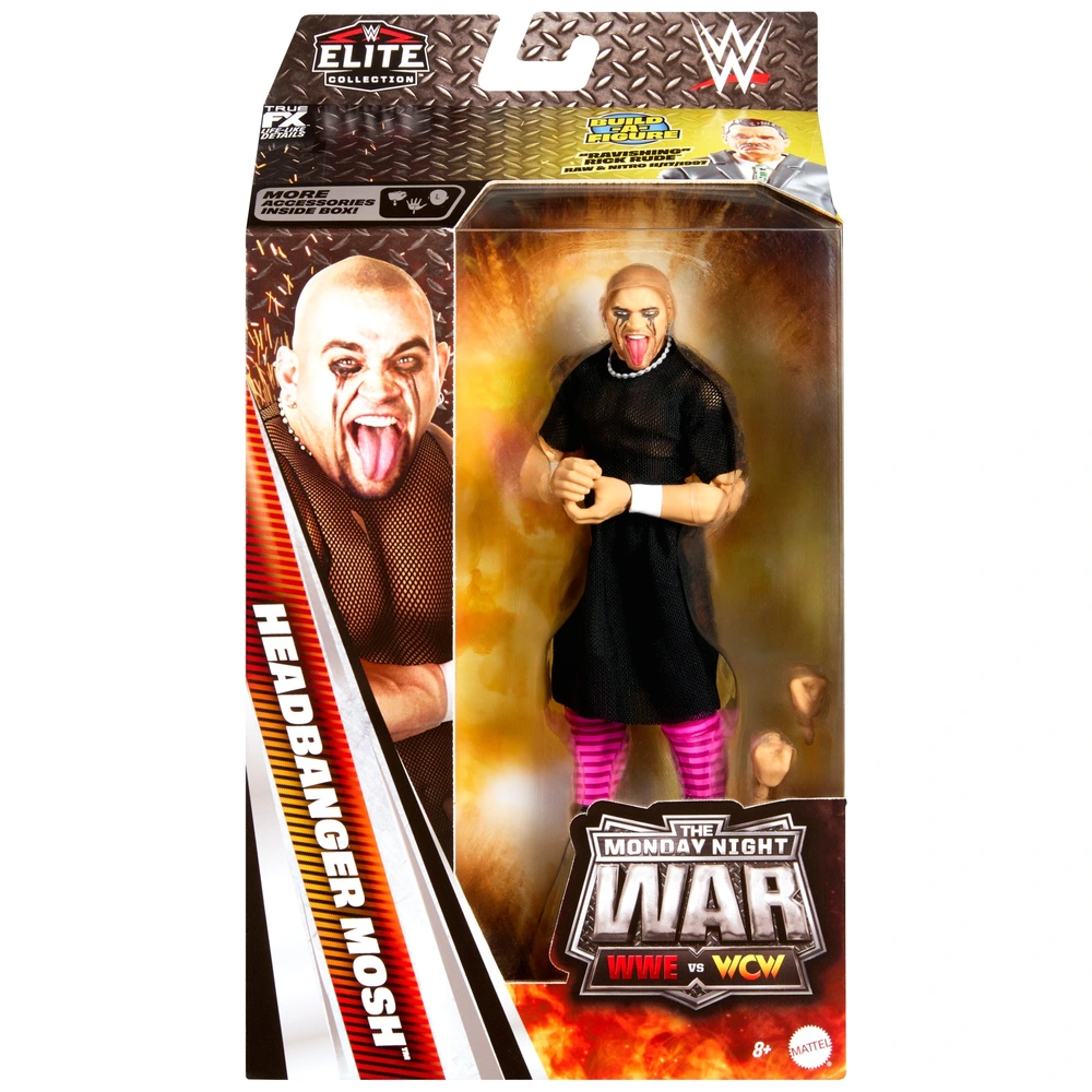 WWE Elite Monday Night War Series #11 - The Headbangers - Thrasher & Mosh *DMG*