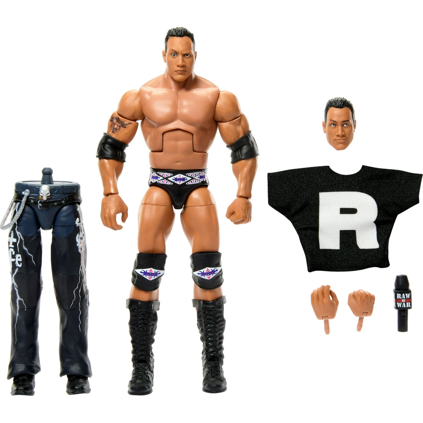 WWE Elite Monday Night War Series #3 - The Rock *DMG*