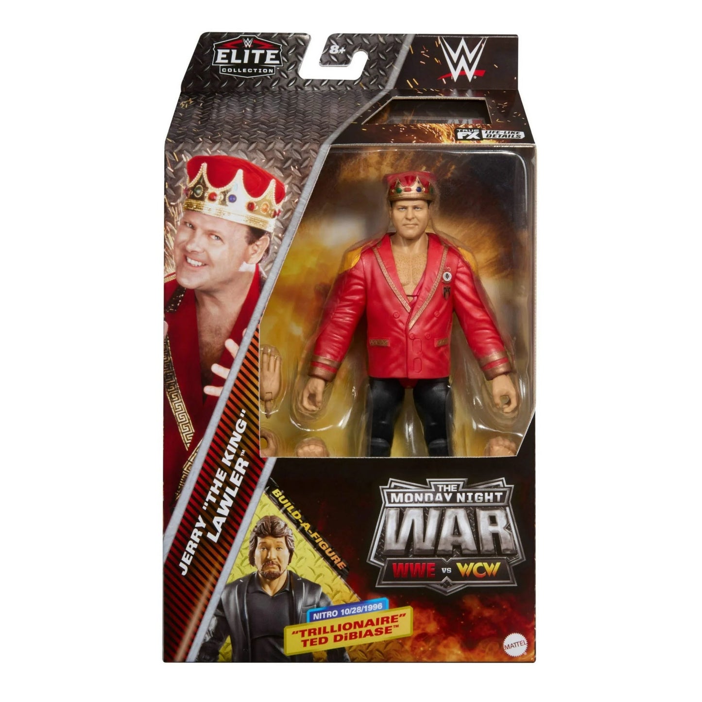 WWE Elite Monday Night War Series #7 - Jerry The King Lawler *DMG*