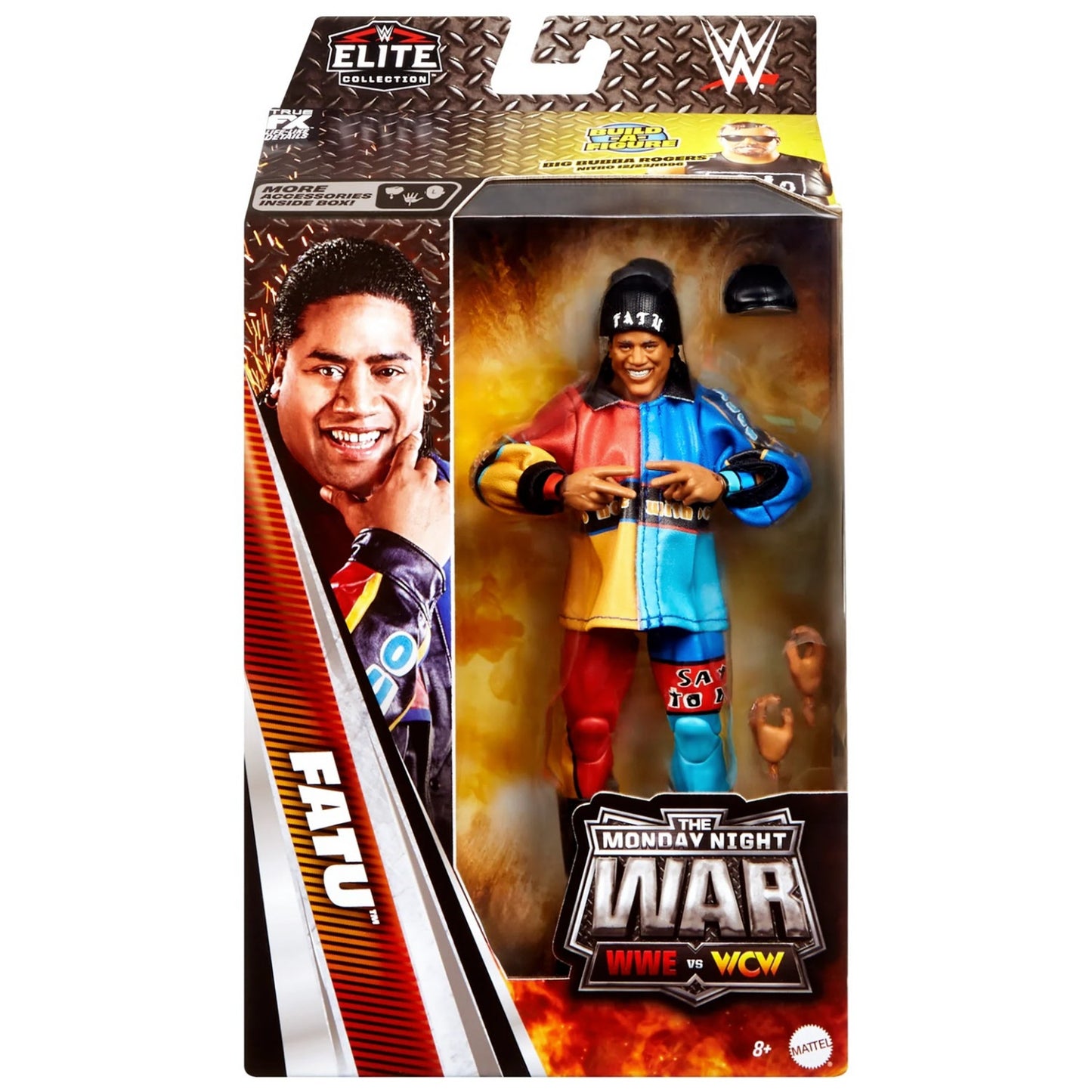 WWE Elite Monday Night War Series #9 - Fatu *DMG*