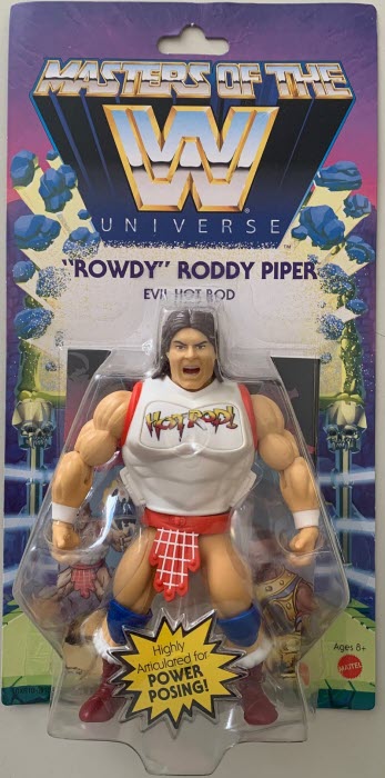 WWE M.O.T.U. Series 5 Walmart Exclusive - Rowdy Roddy Piper *DMG*