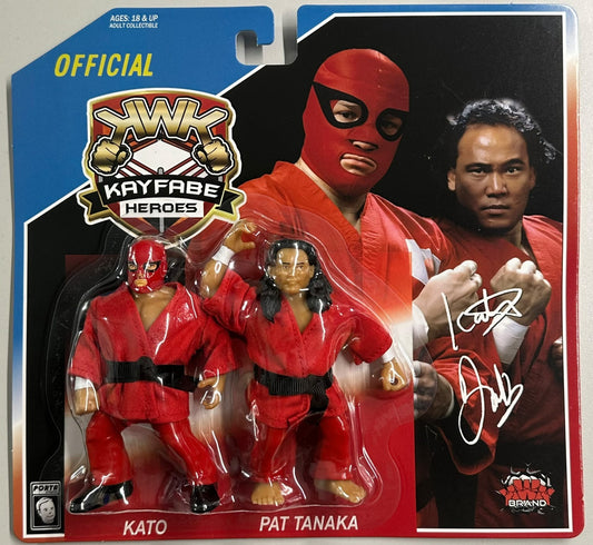 KWK Kayfabe Heroes - Kato & Tanaka - Orient Express (Blue Card) *DMG*