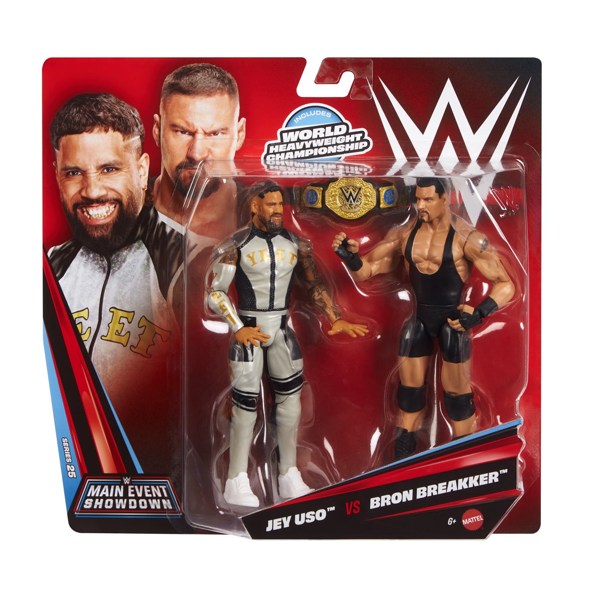 WWE Showdown Series 25 - Jey Uso vs. Bron Breakker (con cintura World Heavyweight)