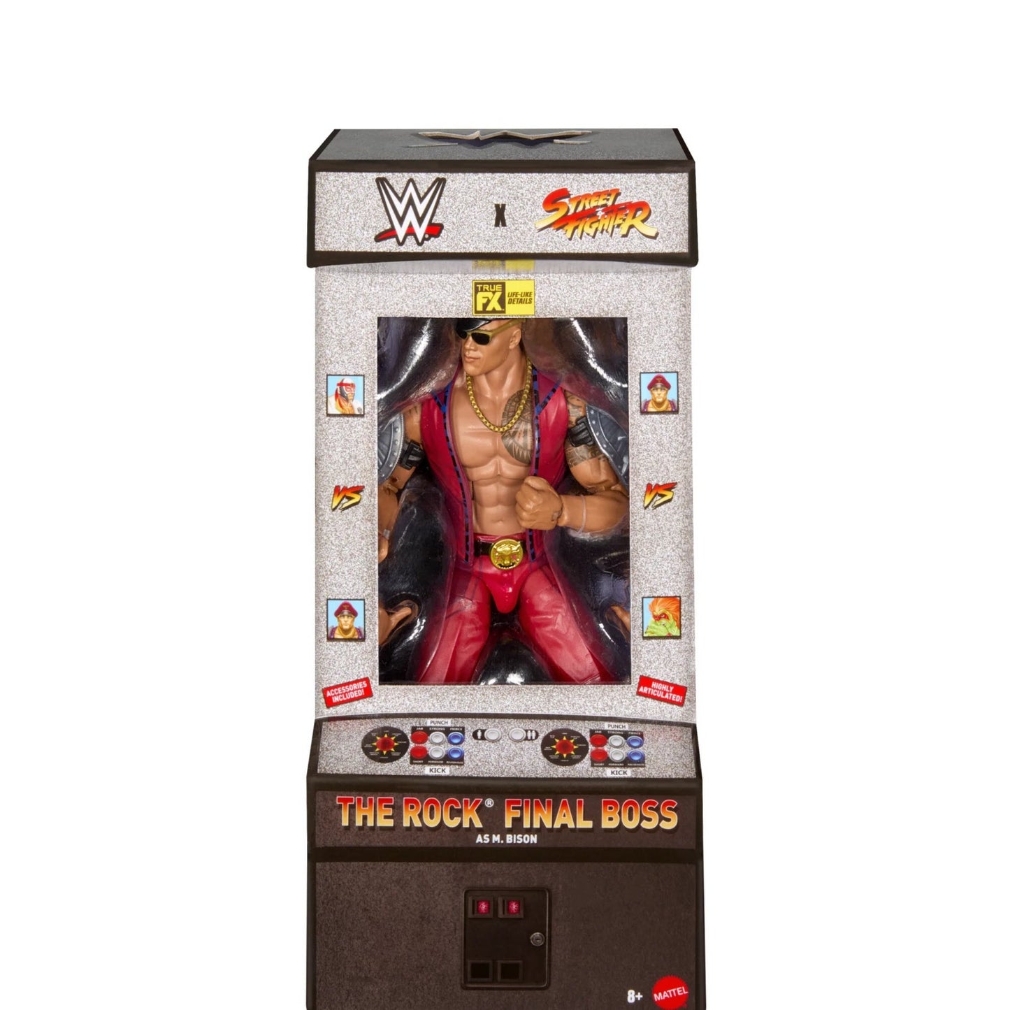 WWE Street Fighter Series #1 - The Rock Final Boss as M. Bison *DMG*