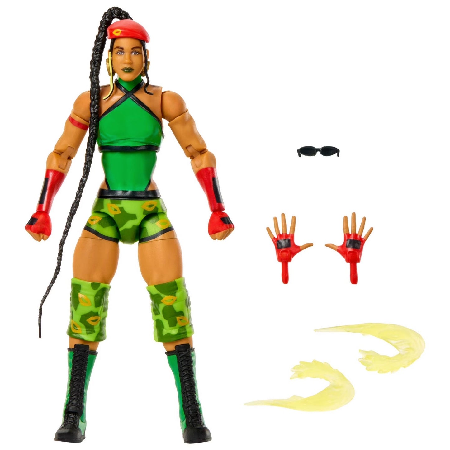 WWE Street Fighter Series #2 - Bianca Belair as Cammy *DMG*