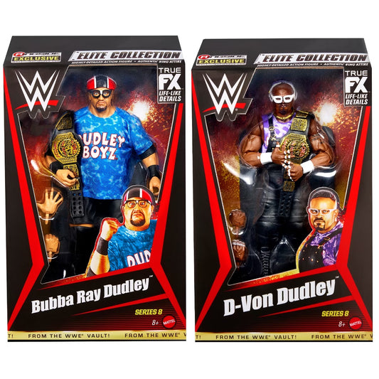 WWE Elite Vault Series #8 - Dudley Boys - Bubba Ray & D-Von Dudley (Bundle)