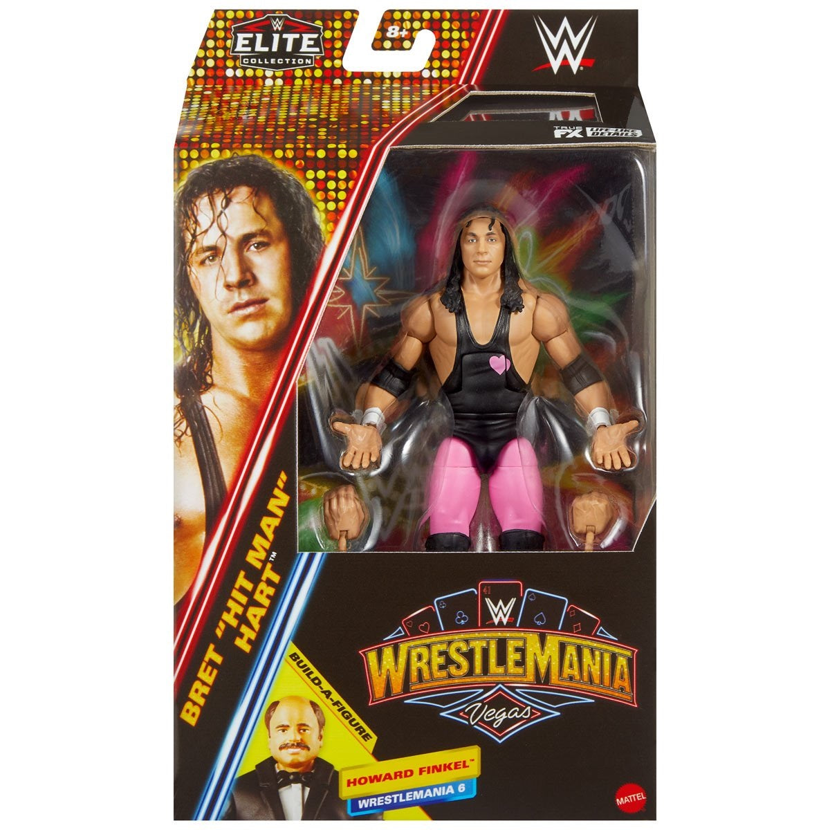 WWE Elite WrestleMania 2025 - Bret Hart (Build Howard Finkel) *DMG*