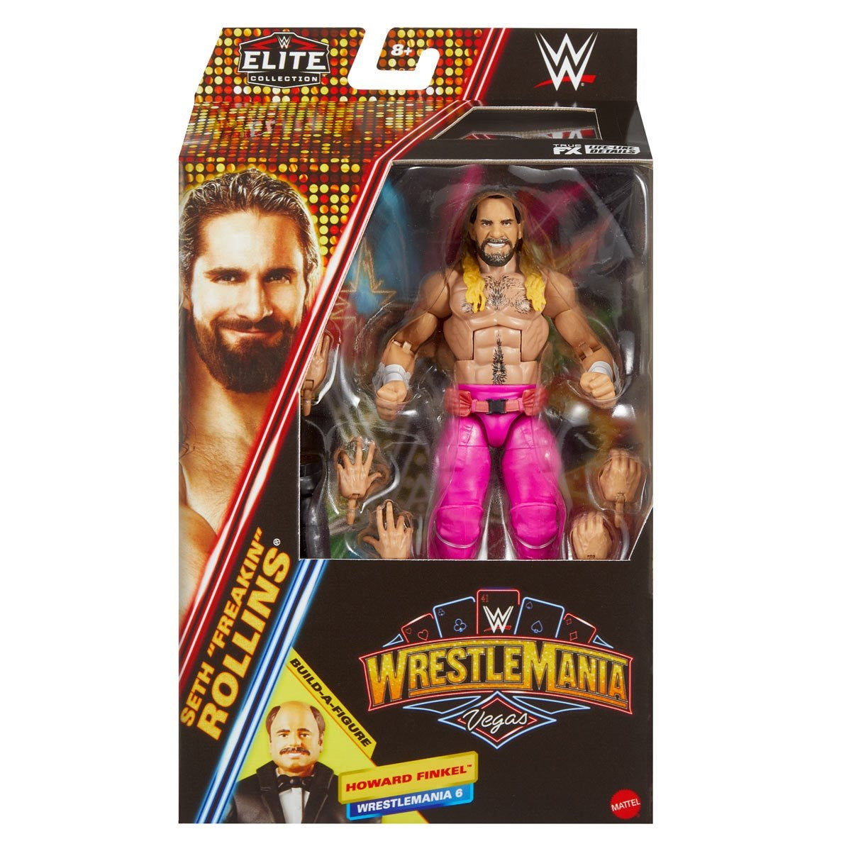 WWE Elite WrestleMania 2025 - Seth Rollins (Build Howard Finkel)