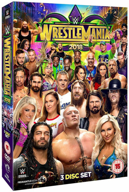 DVD - WrestleMania 34 (3 DVD)