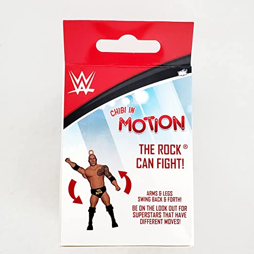 WWE Chibi in Motion Action Figure (Altezza 7cm) - Scegli il personaggio