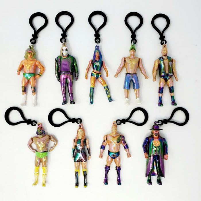 WWE Chibi in Motion Action Figure (Altezza 7cm) - Scegli il personaggio