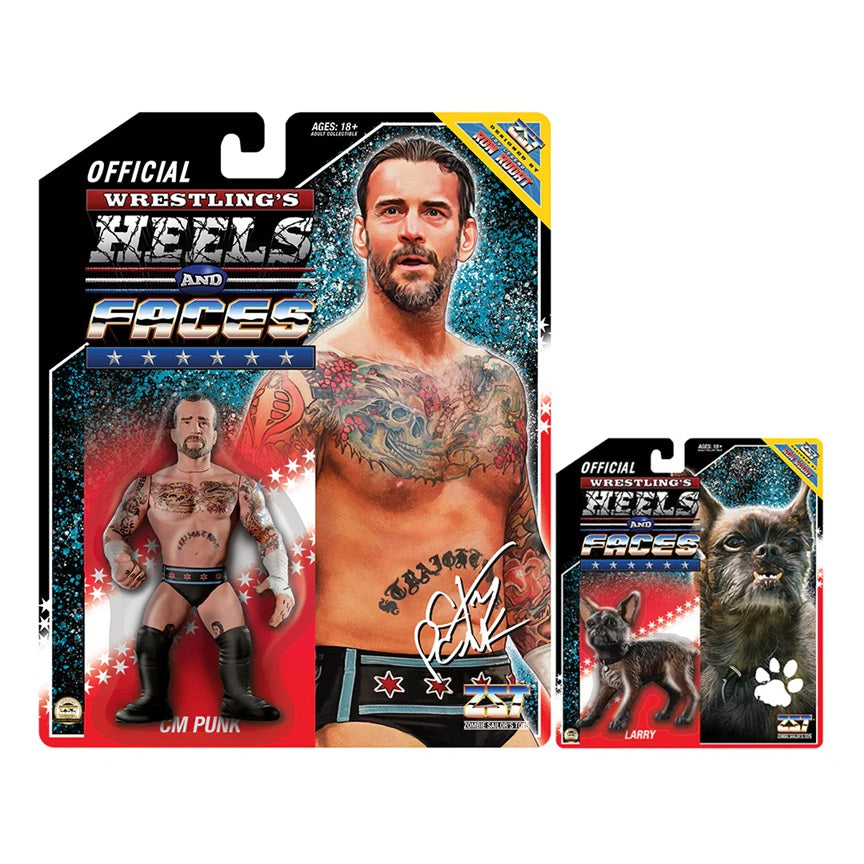 Zombie Sailor Wrestling's Heels & Faces Series - CM Punk & Larry (Bundle)
