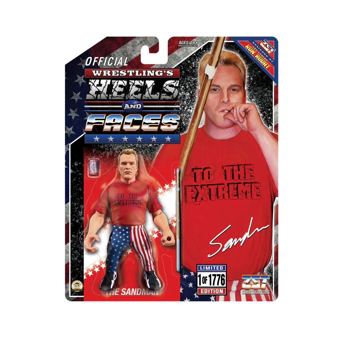 Zombie Sailor Wrestling's Heels & Faces Limited Edition - Sandman (1 of 1776)