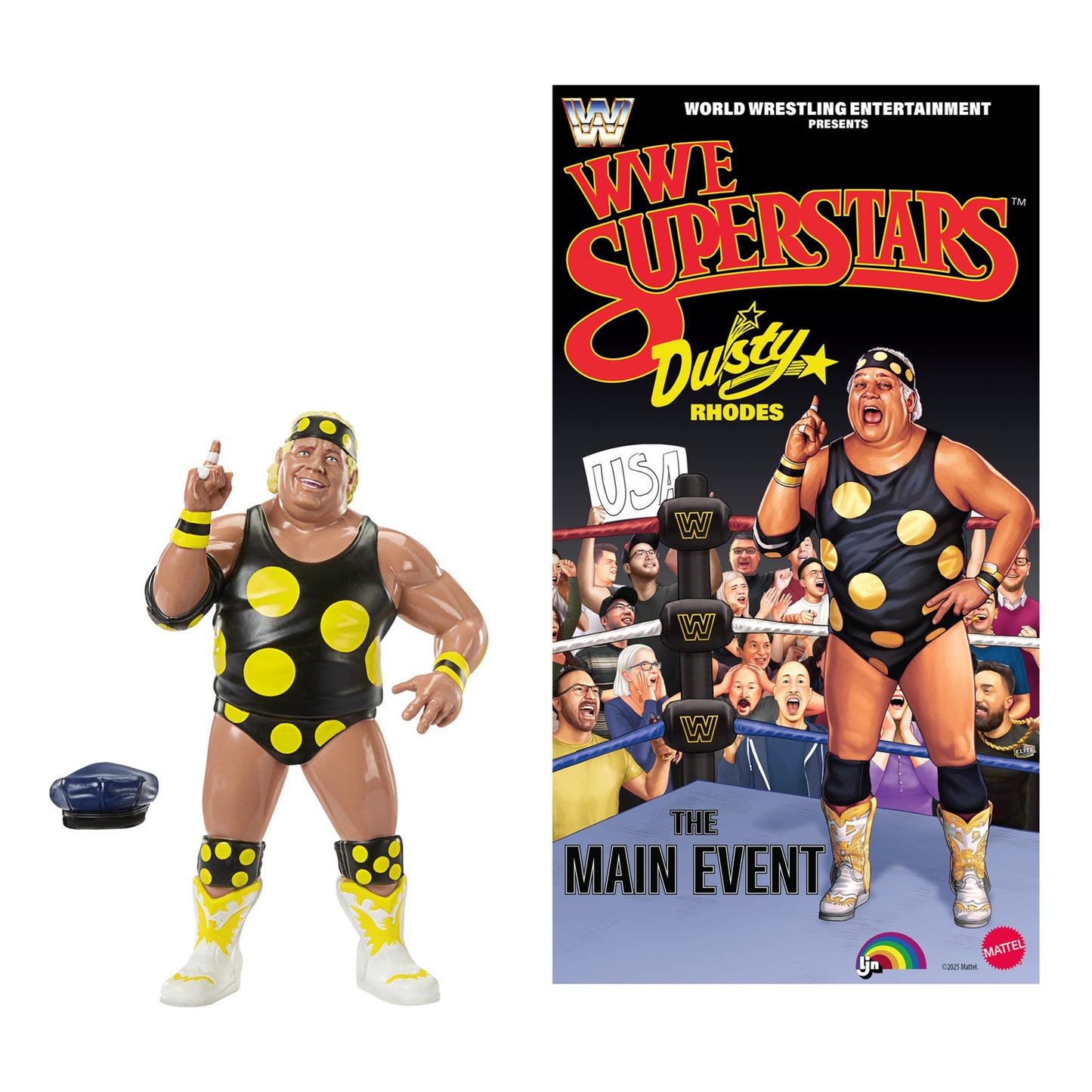 WWE LJN (Mattel) Series 1 - Dusty Rhodes (Black Card Chase)
