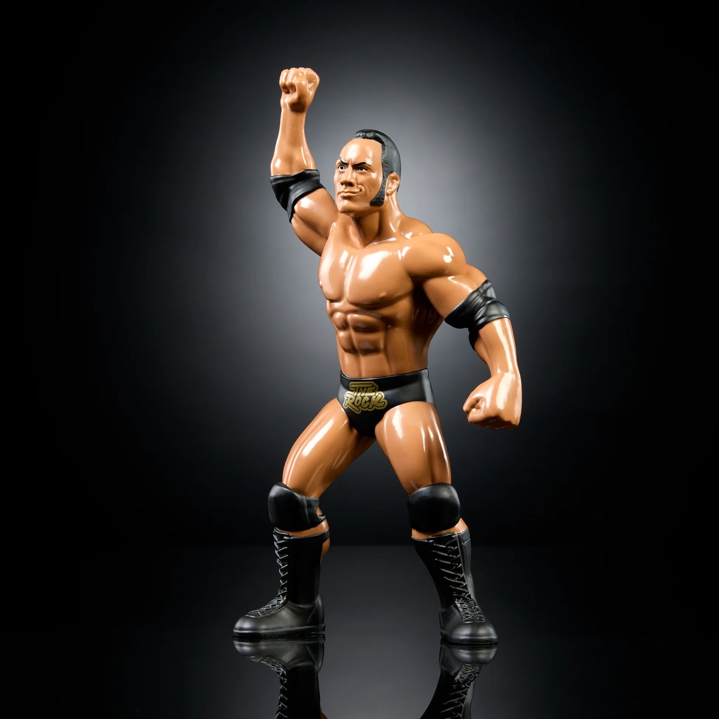 WWE LJN Superstars (Mattel) Series 3 - The Rock (Black Card Chase)