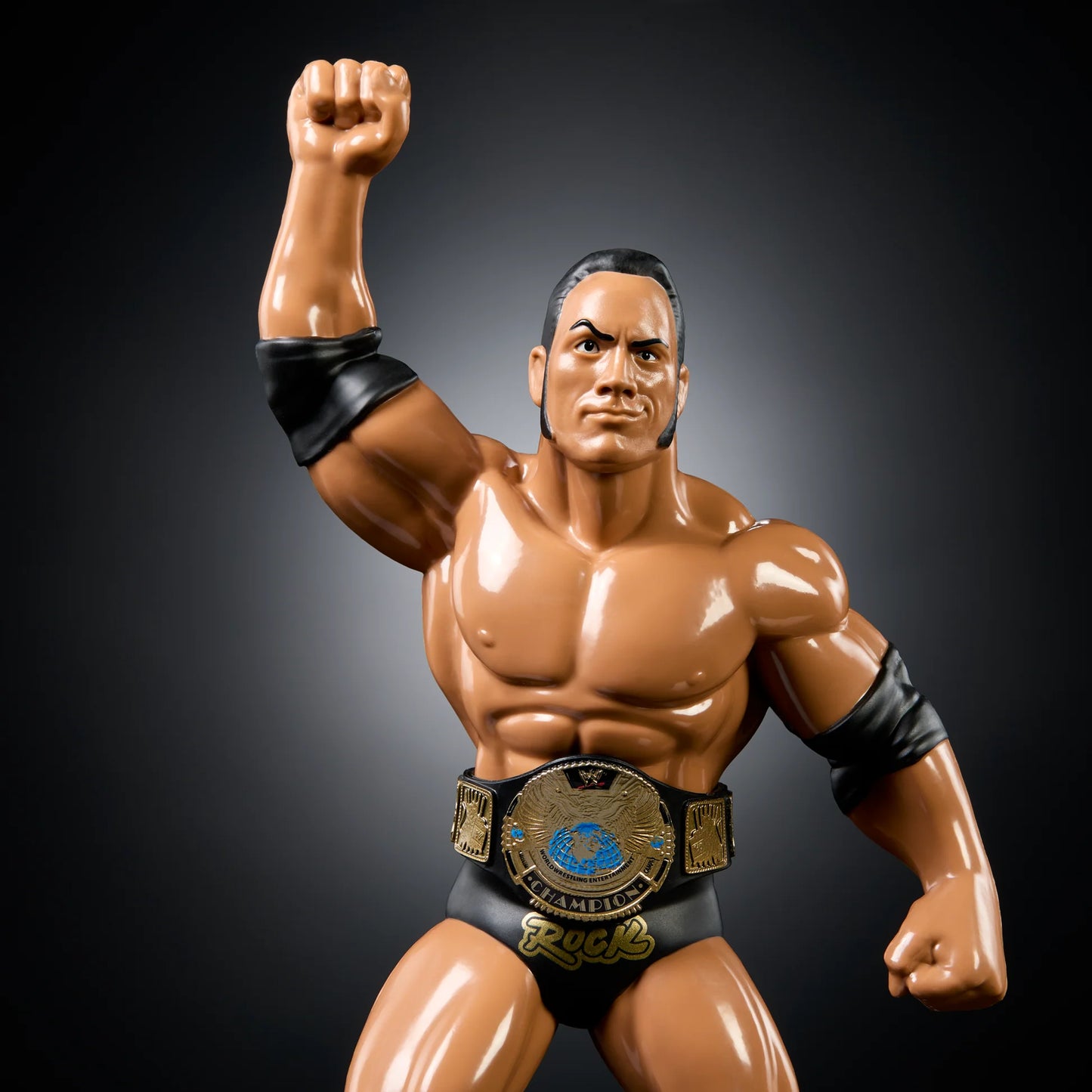 WWE LJN Superstars (Mattel) Series 3 - The Rock (Black Card Chase)