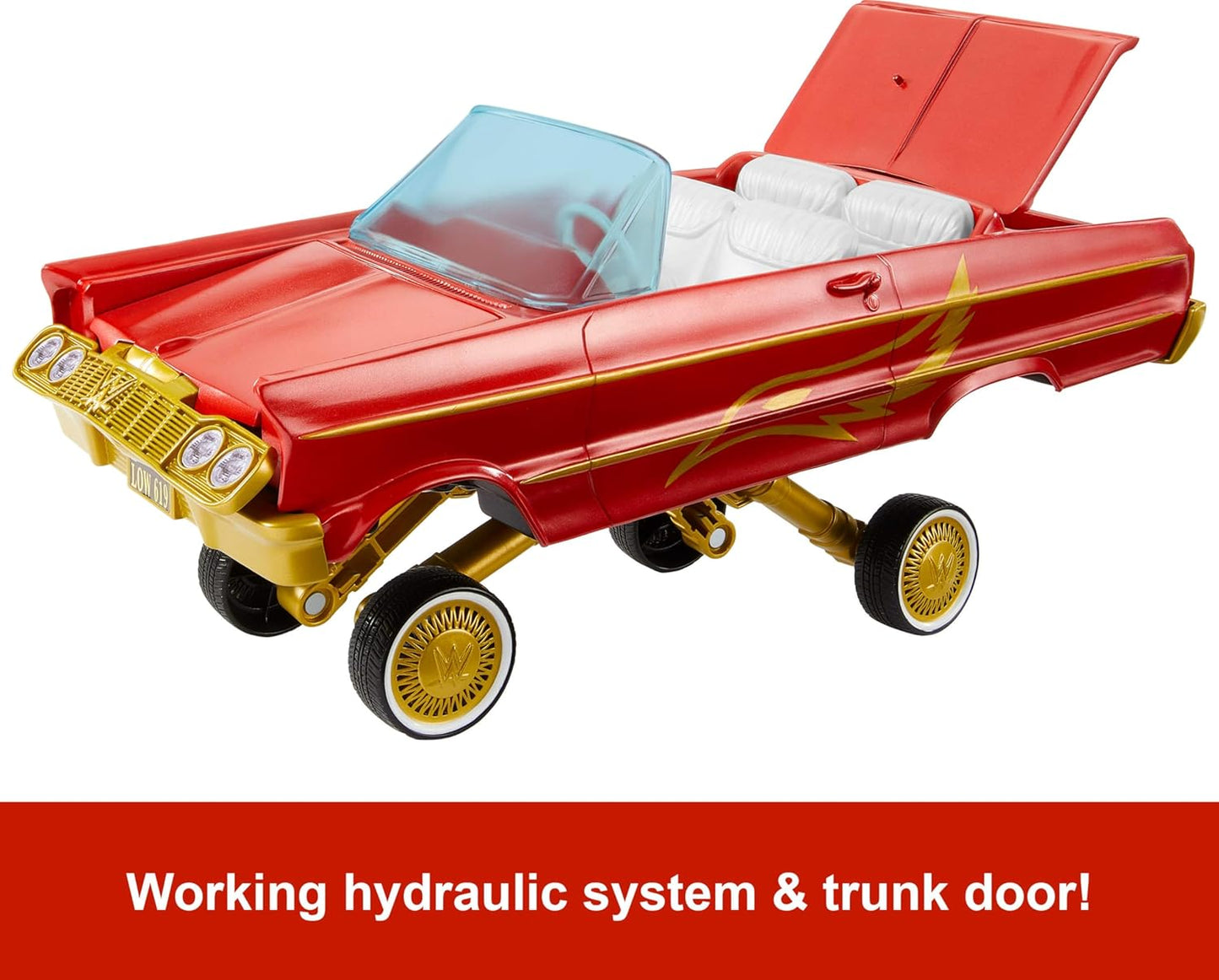 WWE Wrekkin' Lucha Low Rider - Car with Rey Mysterio Action Figure Included!