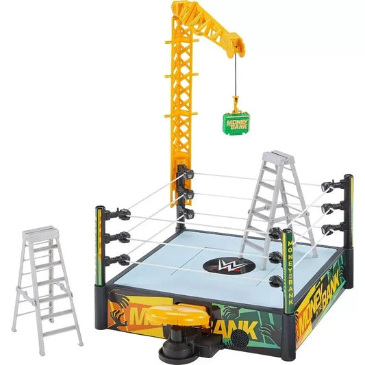 WWE Money in the Bank Playset 2026 Mattel (Ring con effetti audio + Accessori)