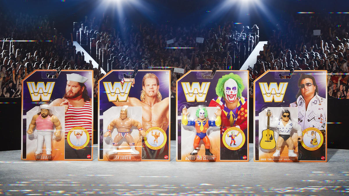 WWE Retro Pack #3 Limitierte Auflage (Box mit 4 Figuren)