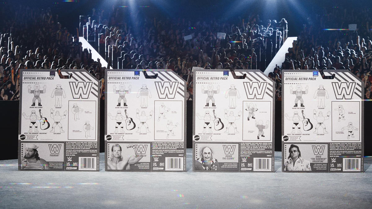 WWE Retro Pack #3 Limitierte Auflage (Box mit 4 Figuren)