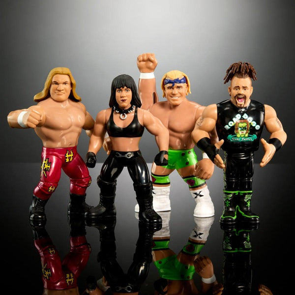 WWE Retro Pack D-Generation-X DX (Box con 4 personaggi) Limited Edition *DMG*