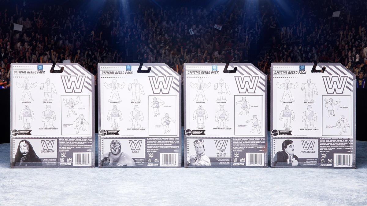 WWE Retro Pack #4 Limited Edition (Box mit 4 Figuren)