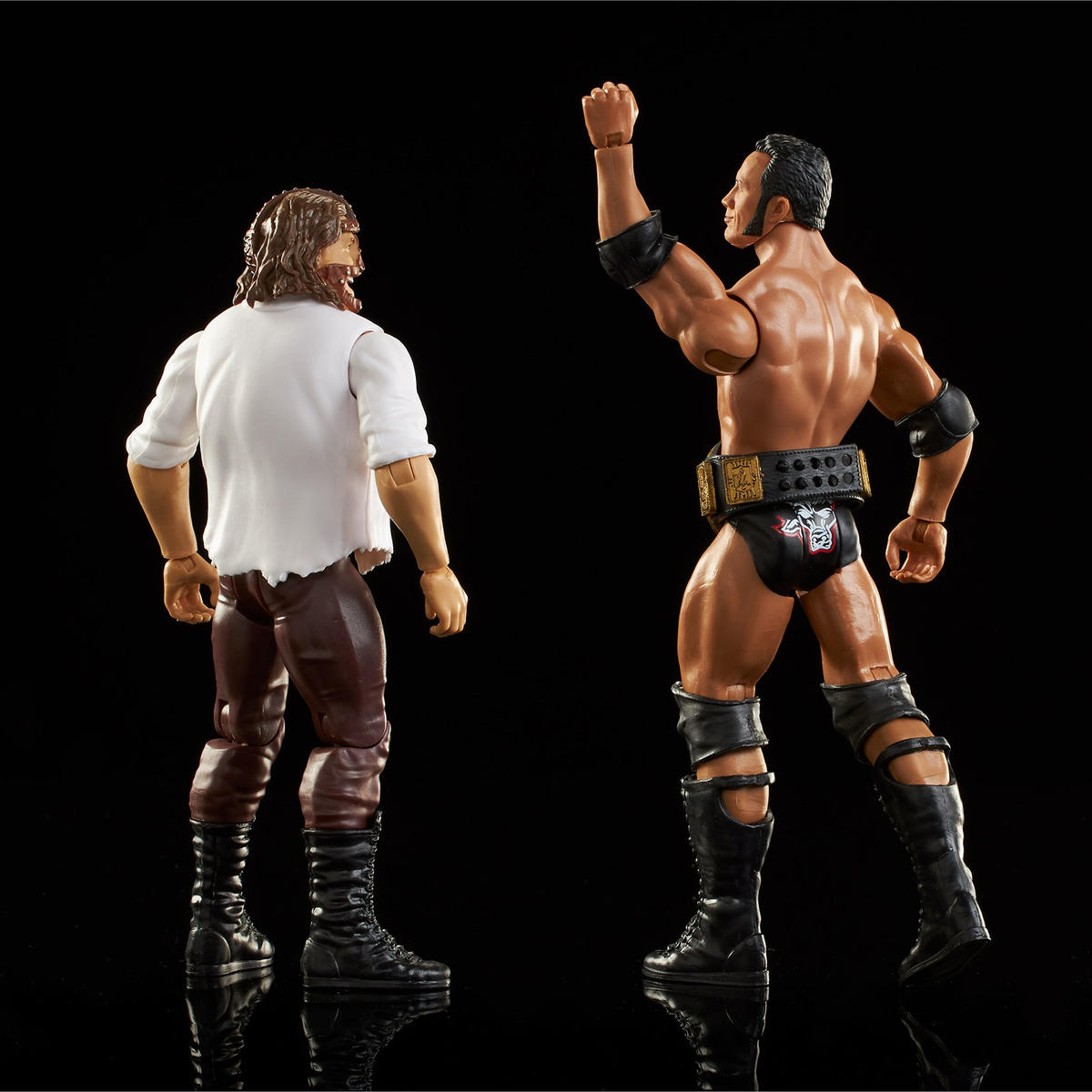 WWE Showdown Series 14 – Mankind & The Rock (mit Attitude-Gürtel)