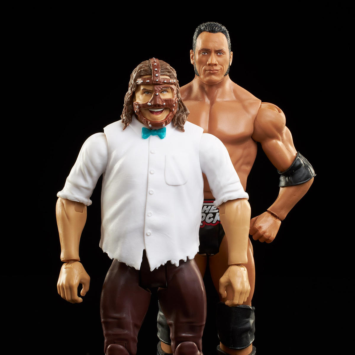 WWE Showdown Series 14 – Mankind & The Rock (mit Attitude-Gürtel)